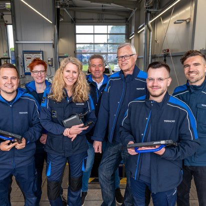 TÜV NORD Team an der TÜV NORD Station