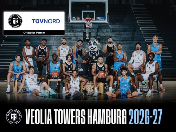 Basketballteam der Towers Hamburg, Gruppenfoto