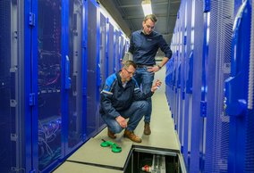 Physische Prüfung eines Rechenzentrums