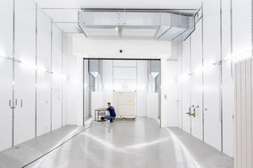 Der Wärmepumpenprüfstand von TÜV NORD gehört jetzt in den Kreis der von der EHPA autorisierten Labore. Bildquelle: Frauke Schumann/TÜV NORD AG